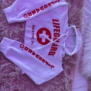 Cropped Lifeguard Womens hoodie